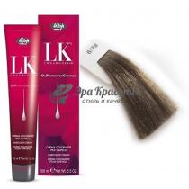Крем-фарба для волосся 6/78 темний блондин мокко LK OPC Lisap, 100 мл