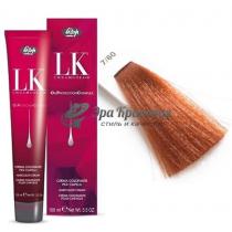 Крем-фарба для волосся 7/60 блондин мідний натуральний LK OPC Lisap, 100 мл