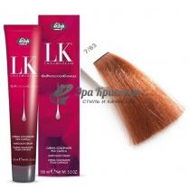 Крем-фарба для волосся 7/63 блондин мідно-золотистий LK OPC Lisap, 100 мл