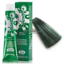 Фарба для тонування волосся зелений Splasher Lisap, 60 мл