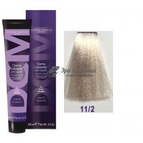 Крем-фарба для волосся 11/2 ультрасвітлий блондин платиновий попелястий Hair color cream DCM. 100 мл