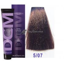 Крем-фарба для волосся 5/07 світло-каштановий пісочний Hair color cream DCM. 100 мл