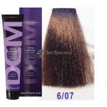 Крем-фарба для волосся 6/07 темний блондин пісочний Hair color cream DCM. 100 мл
