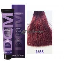 Крем-фарба для волосся 6/55 темний блондин червоний інтенсивний Hair color cream DCM. 100 мл
