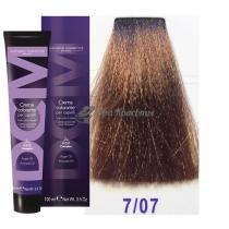 Крем-фарба для волосся 7/07 натуральний блондин пісочний Hair color cream DCM. 100 мл
