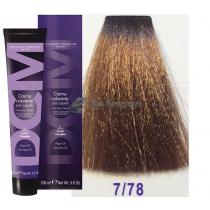 Крем-фарба для волосся 7/78 блондин мокко Hair color cream DCM. 100 мл