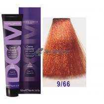 Крем-фарба для волосся 9/66 дуже світлий блондин мідний інтенсивний Hair color cream DCM. 100 мл