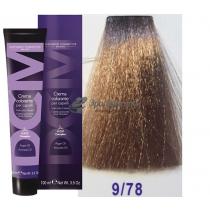 Крем-фарба для волосся 9/78 дуже світлий блондин мокко Hair color cream DCM. 100 мл
