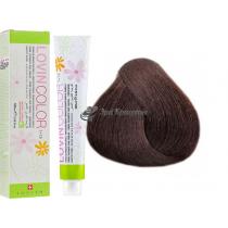 Стійка фарба для волосся 5.35 Світлий каштан теплого тютюнового відтінку Lovin Color Lovien Essential, 100 мл
