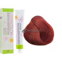 Стійка фарба для волосся 7.54 Середньо-мідний блондин махагон Lovin Color Lovien Essential, 100 мл