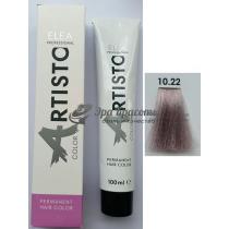 Крем-фарба для волосся 10.22 Світлий блондин фіолетовий інтенсивний Artisto Elea Professional, 100 мл