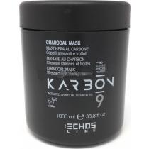 Маска для волосся з активованим вугіллям Seliar Karbon 9 Mask Echosline, 1000 мл