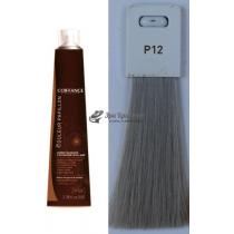 Стійка фарба для волосся P12 Платиново-попелястий інтенсивний Color Permanent Papillon Care Coiffance, 100 мл