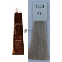 Стійка фарба для волосся P31 Платиново-попелястий золотистий Color Permanent Papillon Care Coiffance, 100 мл
