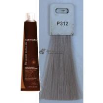 Стійка фарба для волосся P312 Платиново-попелястий інтенсивний золотистий Color Permanent Papillon Care Coiffance, 100 мл