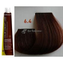 Безаміачна тонуюча фарба для волосся 6.4 Темний блондин мідний Color Concept Care Coiffance, 100 мл