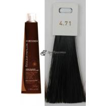 Стійка фарба для волосся 4.71 Коричневий ясенево-коричневий Color Permanent Papillon Care Coiffance, 100 мл