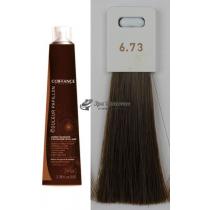 Стійка фарба для волосся 6.73 Темний блонд коричневий-золотистий Color Permanent Papillon Care Coiffance, 100 мл