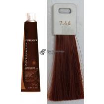 Стійка фарба для волосся 7.46 Блондин мідно-червоний Color Permanent Papillon Care Coiffance, 100 мл