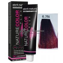 Фарба для волосся 6.7N Темно-русявий фіолетовий Color Plex Abril Et Nature, 120 мл