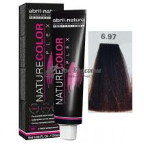 Фарба для волосся 6.97 Темно-русявий коричневий фіолетовий Color Plex Abril Et Nature, 120 мл