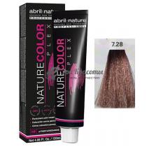Фарба для волосся 7.28 Русявий ірисового-перламутровий Color Plex Abril Et Nature, 120 мл