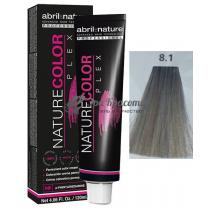 Фарба для волосся 8.1 Світло-русявий попелястий Color Plex Abril Et Nature, 120 мл