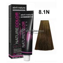 Фарба для волосся 8.1N Світло-русявий попелястий Color Plex Abril Et Nature, 120 мл