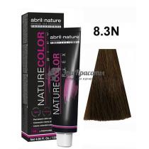 Фарба для волосся 8.3N Світло-русявий золотистий Color Plex Abril Et Nature, 120 мл