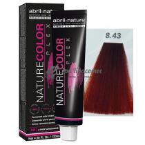 Фарба для волосся 8.43 Світло-русявий мідно-золотистий Color Plex Abril Et Nature, 120 мл