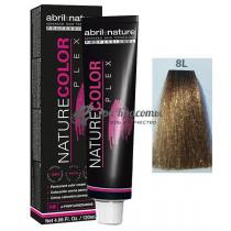 Фарба для волосся 8L Світло-русявий Luxe Color Plex Abril Et Nature, 120 мл