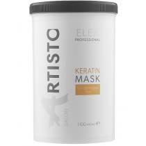 Реструктуруюча маска для волосся Salon Keratin Mask For Damaged Hair Elea Elea Artisto, 1100 мл