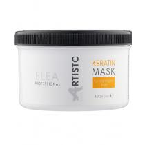 Реструктуруюча маска для волосся Salon Keratin Mask For Damaged Hair Elea Artisto, 490 мл