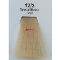 Фарба для волосся стійка 12.3 Спеціальний Блонд Золотистий Master Lux, 60 мл