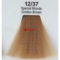 Фарба для волосся стійка 12.37 Спеціальний Блонд золотисто-коричневий Master Lux, 60 мл
