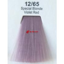 Фарба для волосся стійка 12.65 Спеціальний Блонд Фиолетово-червоний Master Lux, 60 мл