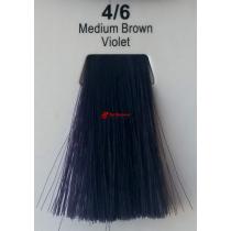 Фарба для волосся стійка 4.6 Шатен Фіолетовий Master Lux, 60 мл