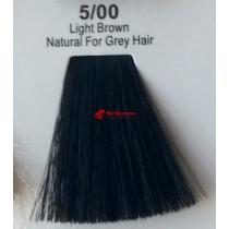 Фарба для волосся стійка 5.00 Світлий Шатен Натуральний для сивини 60 мл Master LUX