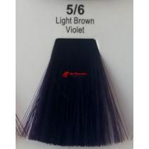 Фарба для волосся стійка 5.6 Світлий Шатен Фіолетовий Master Lux, 60 мл