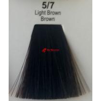 Фарба для волосся стійка 5.7 Світлий Шатен Коричневий Master Lux, 60 мл