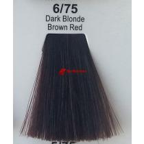 Фарба для волосся стійка 6.75 Темно-русявий коричнево-Червоний Master Lux, 60 мл