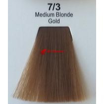 Фарба для волосся стійка 7.3 Середньо-Русявий Золотистий Master Lux, 60 мл