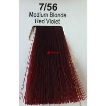 Фарба для волосся стійка 7.56 Середньо-Русявий Червоно-Фіолетовий Master Lux, 60 мл