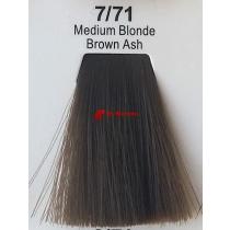 Фарба для волосся стійка 7.71 Середньо-Русявий коричнево-Попелястий Master Lux, 60 мл
