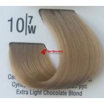 Крем-фарба для волосся 10 / 7W Сверхсветлий коричневий блонд Basic color Spa Master Professional, 100 мл
