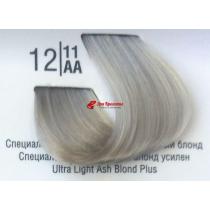 Крем-фарба для волосся 12 / 11АА Спеціальний світлий дуже попелястий блонд Basic color Spa Master Professional, 100 мл
