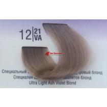 Крем-фарба для волосся 12 / 21VA Спеціальний світлий холодний перламутровий блонд Basic color Spa Master Professional, 100 мл