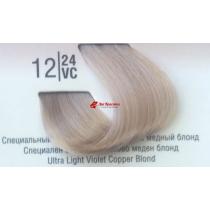 Крем-фарба для волосся 12 / 24VС Спеціальний світлий перламутровий мідний блонд Basic color Spa Master Professional, 100 мл