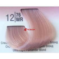 Крем-фарба для волосся 12 / 76WR Спеціальний світлий палісандрове блонд Basic color Spa Master Professional, 100 мл