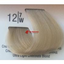 Крем-фарба для волосся 12 / 7W Спеціальний світлий коричневий блонд Basic color Spa Master Professional, 100 мл